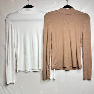SHEIN Long-sleeve Turtle-necks